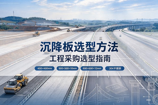 根河沉降板选择方法