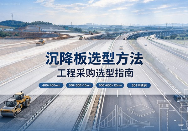 根河沉降板选择方法